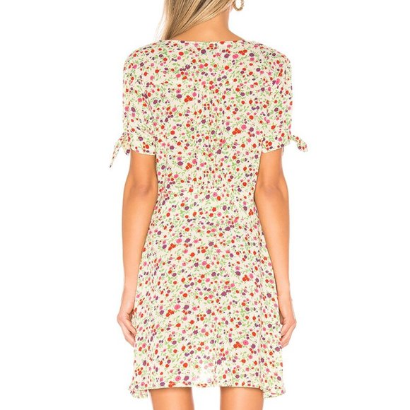 Faithfull The Brand Marianne Mini Dress in Bastille Floral - Picture 2 of 16